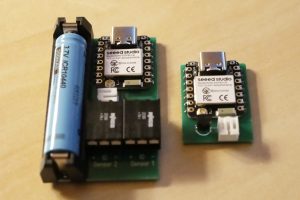 kabelloser Temperatursensor für Loxone Miniserver wahlweise mit zwei DS18B20 Kabelsensoren oder mit einem DS18B20 auf dem Board