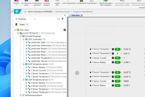 Funk Temperatursensor - Stromsparende ESP-Now Technologie mit simplem Gateway - einfache Einbindung in Loxone